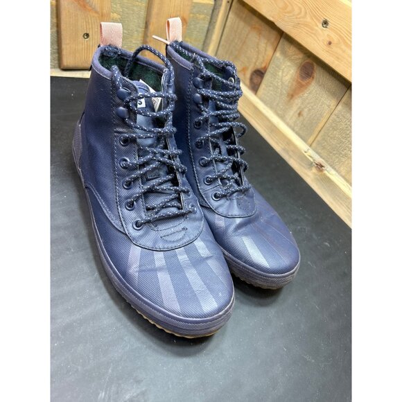 Keds Weatherized Navy Blue Lace-Up Ankle Boots Womens Size 6.5 - Picture 2 of 7